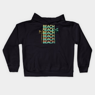 Beach Summer Vibes Kids Hoodie